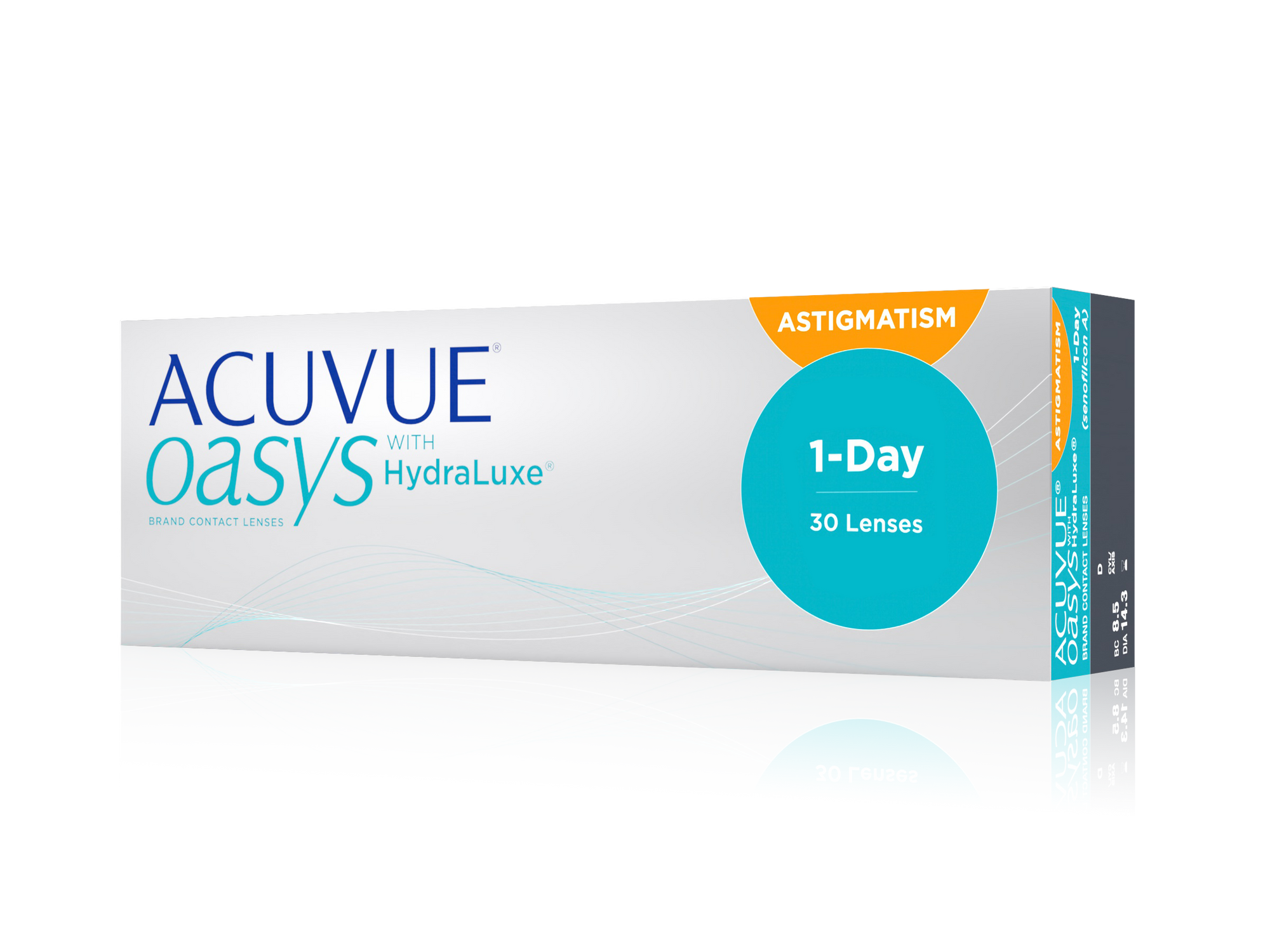 ACUVUE OASYS® 1-Day with HydraLuxe™ for Astigmatism