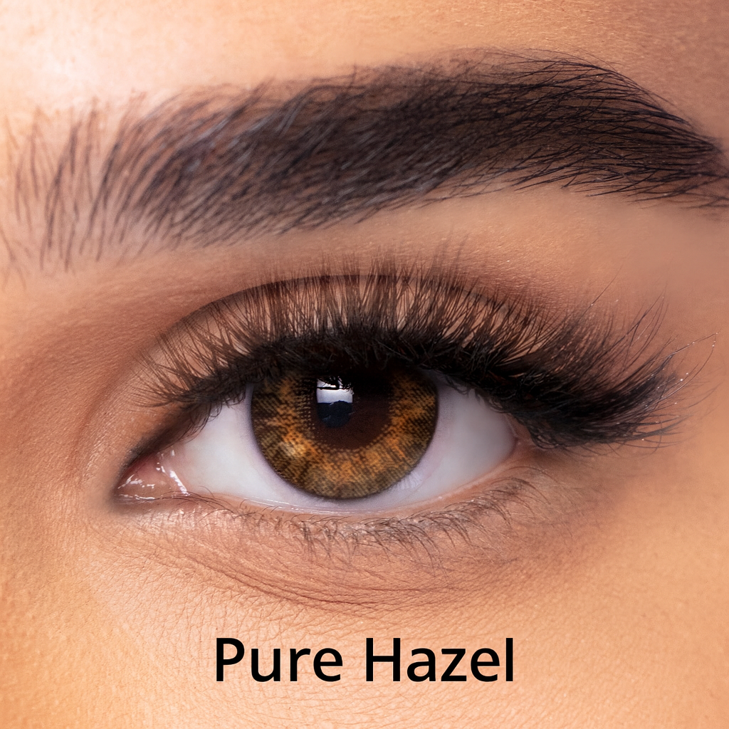 FreshLook ONE-DAY colour contact lenses in Pure Hazel, Blue, Green and Grey by Alcon — daily disposables for natural eye enhancement and comfort.