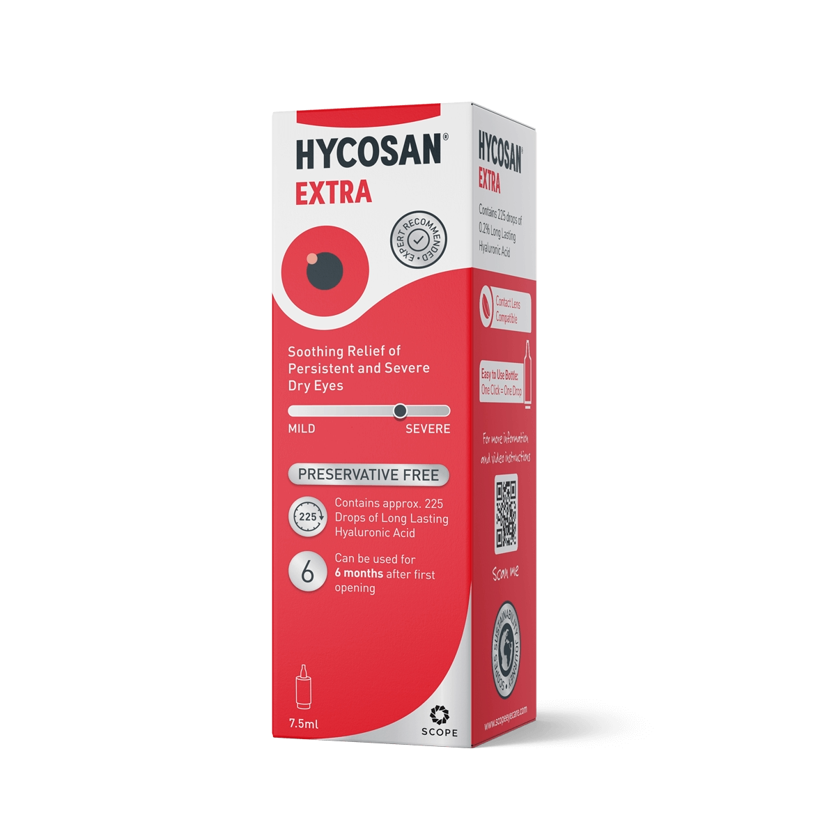 Hydrating eye drops for severe and persistent dry eye symptoms – Hycosan Extra