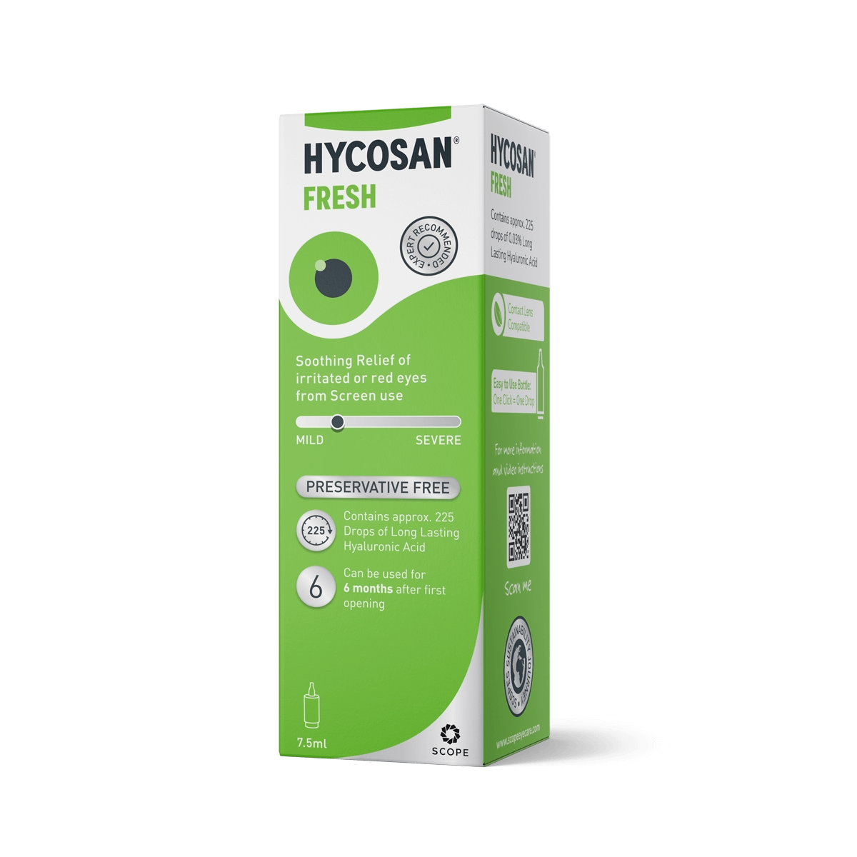 Hycosan Fresh preservative-free eye drops – soothing relief for irritated, itchy or dry eyes