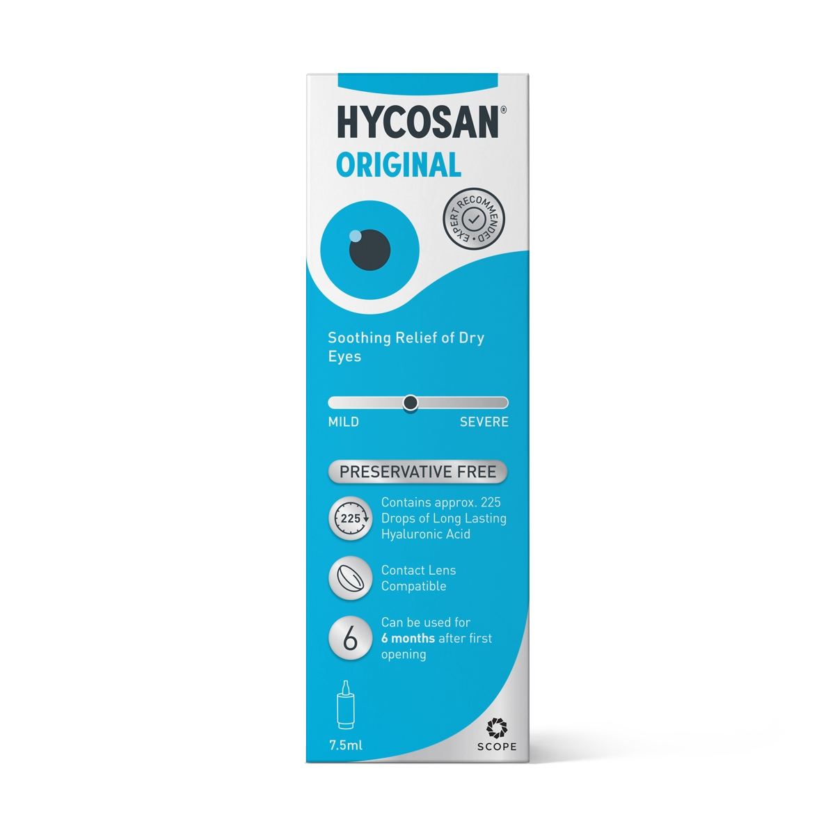 Hycosan Original with 0.1% Hyaluronic Acid – safe for contact lens wearers