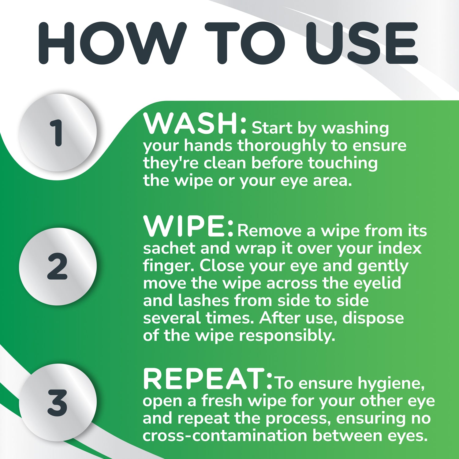 Optase® Tea Tree Oil Eyelid Wipes box – daily eyelid cleansing wipes with Tea Tree Oil and Aloe Vera