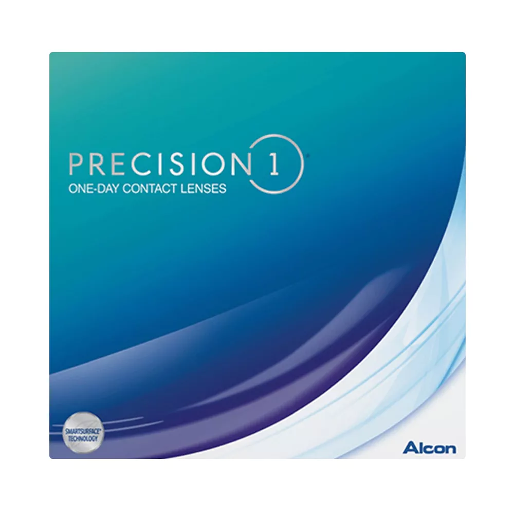 PRECISION1 30-pack daily contact lenses by Alcon — SMARTSURFACE Technology for lasting moisture, easy handling, and all-day comfort