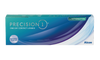 PRECISION1 for Astigmatism daily contact lenses 30 pack box by Alcon featuring SMARTSURFACE Technology – daily disposable toric lenses for clear, stable vision and lasting comfort.