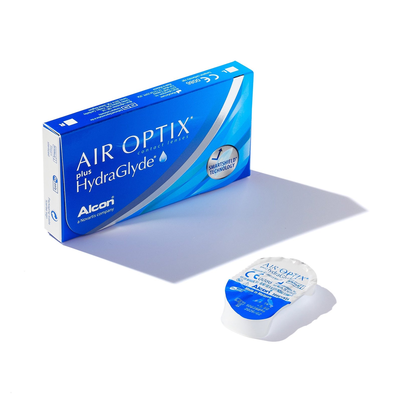 Alcon AIR OPTIX plus HydraGlyde 3 pack/6 pack– monthly silicone hydrogel lenses
