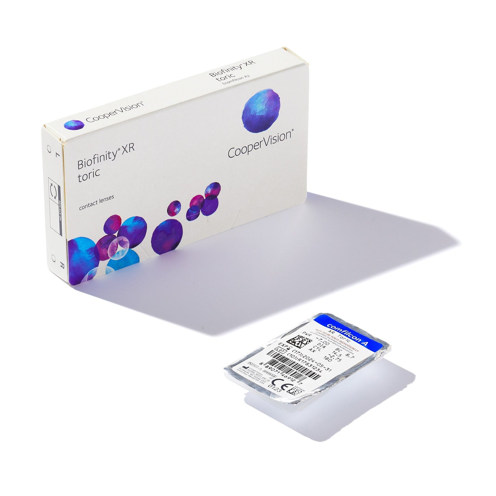 Biofinity XR Toric monthly contact lenses by CooperVision — custom-made for high astigmatism