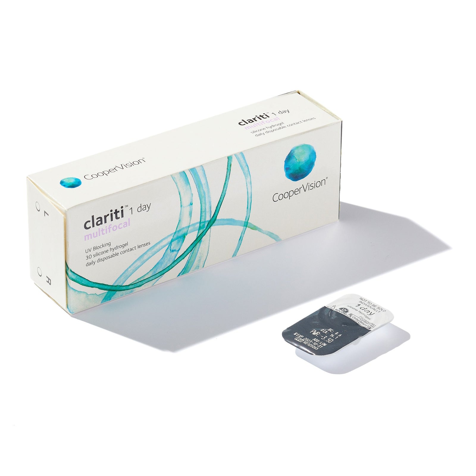 clariti® 1 day multifocal contact lenses 30 pack by CooperVision — daily silicone hydrogel lenses for presbyopia with clear all-distance vision.